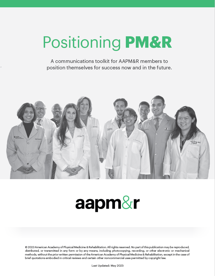 Positioning PM&R Communications Toolkit Cover Image