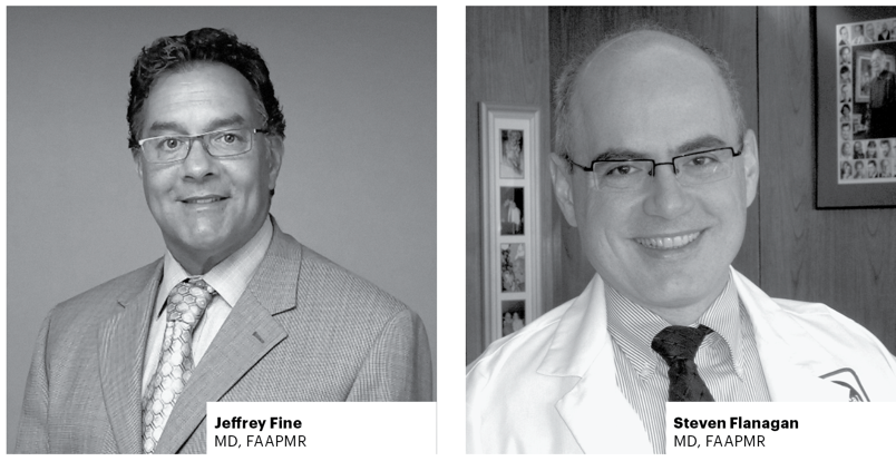 Jeffrey Fine, MD, FAAPMR and Steven Flanagan, MD, FAAPMR (left to right). 
